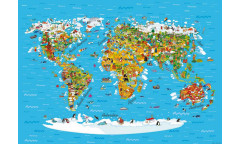 Fototapeta Mapa světa FTS 1320