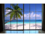Vliesová fototapeta Pláž za oknem 0203