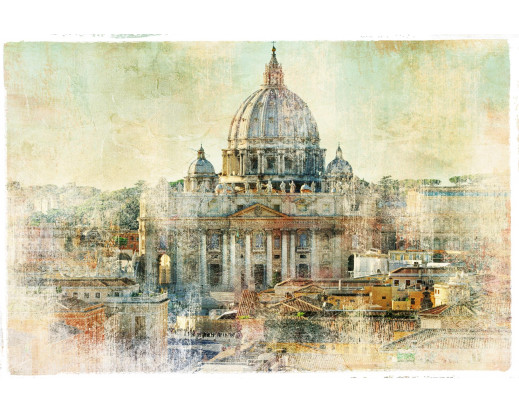 Vliesová fototapeta St Pietro Vatican 2025