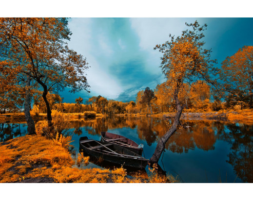 Vliesová fototapeta River in Autumn 3041