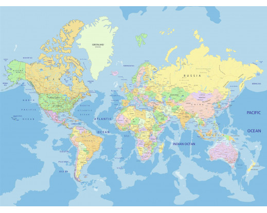 Fototapeta Mapa světa FTN 2495