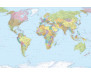 Fototapeta World map, Mapa světa XXL4-038