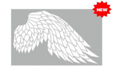 Malířská šablona Angel Wings 528 