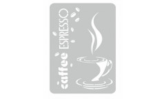 Malířská šablona Espresso 91 Káva