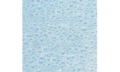 Samolepicí fólie na sklo Waterdrop Blue - Kapky vody světle modré 10288, 10480