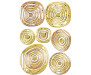 Samolepka Golden rings, Zlaté kruhy ST1 024
