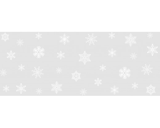 Statická Vánoční bordura na sklo Hvězdy W3